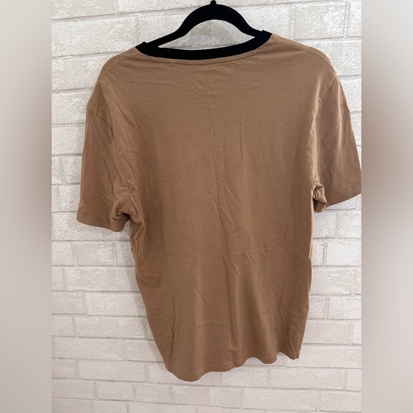 Guess Brand Men's Tan T-Shirt size LG #1856 - Picture 2 of 4